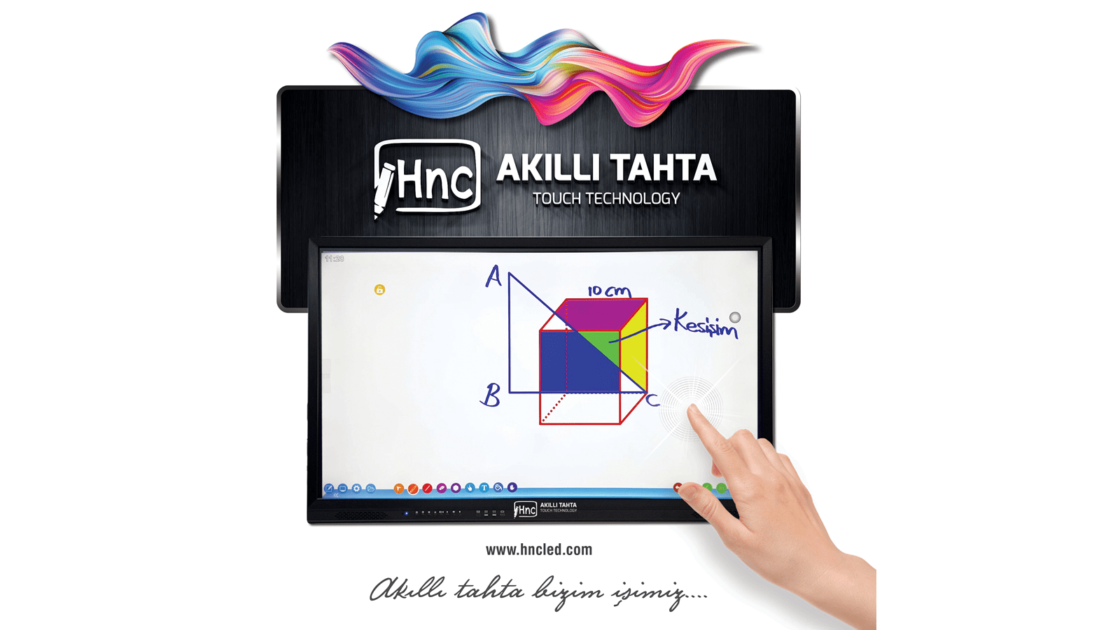 Hnc Akıllı Tahta Dokunmatik Led Ekran Ürün Resmi