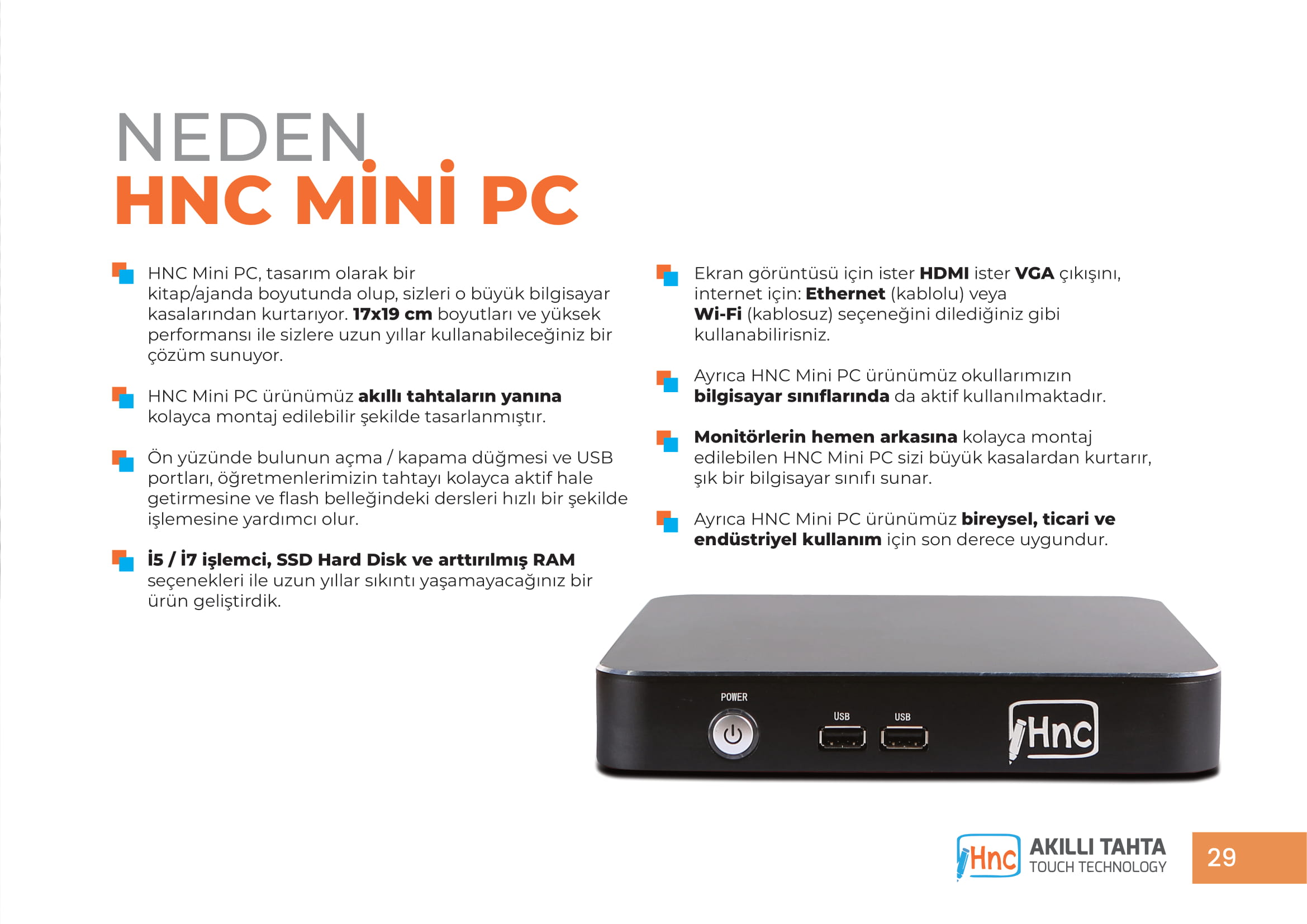 Hnc Akıllı Tahta Mini Pc Ürün Resmi